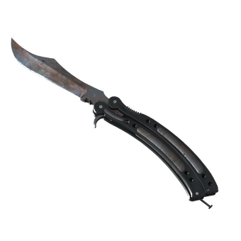★ Butterfly Knife | Rust Coat (Well-Worn) CS2 skin