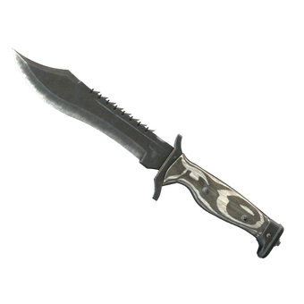 ★ Bowie Knife | Black Laminate (Well-Worn) CS2 skin