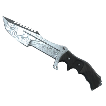 ★ StatTrak™ Huntsman Knife | Damascus Steel (Well-Worn) CS2 skin