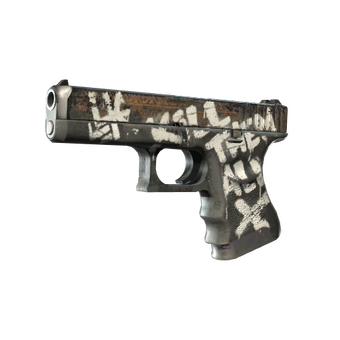 Glock-18 | Wasteland Rebel (Well-Worn) CS2 skin