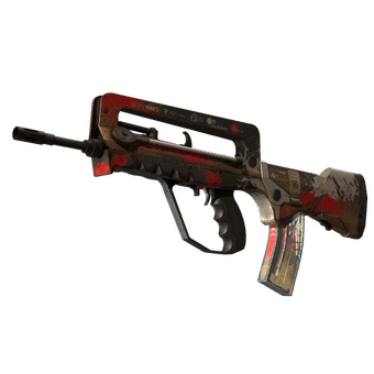 FAMAS | Roll Cage (Battle-Scarred) CS2 skin