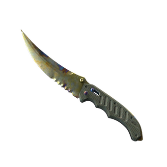 ★ Flip Knife | Case Hardened (Well-Worn) CS2 skin