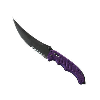 ★ Flip Knife | Ultraviolet (Well-Worn) CS2 skin