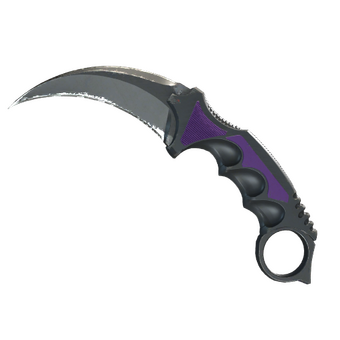 ★ Karambit | Ultraviolet (Well-Worn) CS2 skin