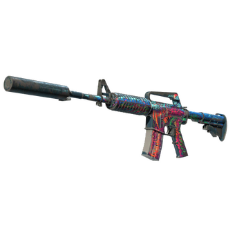 StatTrak™ M4A1-S | Hyper Beast (Battle-Scarred) CS2 skin
