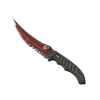 ★ StatTrak™ Flip Knife | Crimson Web (Battle-Scarred) CS2 skin