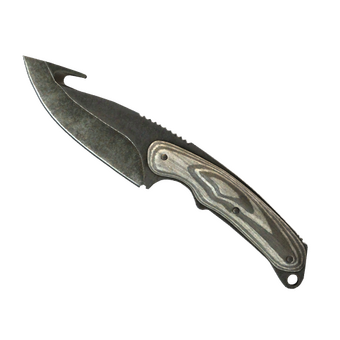 ★ Gut Knife | Black Laminate (Battle-Scarred) CS2 skin