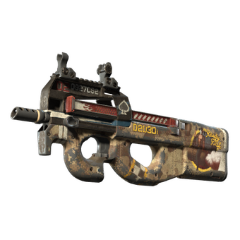 P90 | Randy Rush (Battle-Scarred) CS2 skin