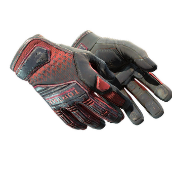 ★ Specialist Gloves | Crimson Kimono (Battle-Scarred) CS2 skin