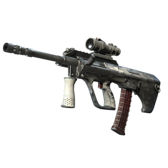 AUG | Arctic Wolf (Battle-Scarred) CS2 skin