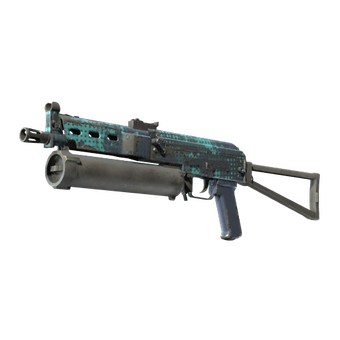 StatTrak™ PP-Bizon | Cobalt Halftone (Field-Tested) CS2 skin