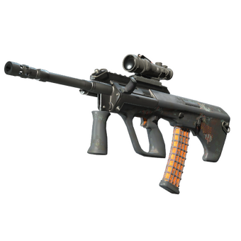 AUG | Amber Slipstream (Battle-Scarred) CS2 skin