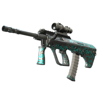 AUG | Ricochet (Well-Worn) CS2 skin