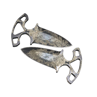 ★ Shadow Daggers | Scorched (Battle-Scarred) CS2 skin