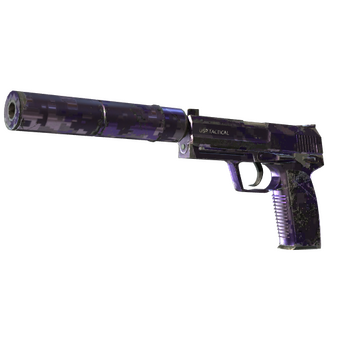 Souvenir USP-S | Purple DDPAT (Well-Worn) CS2 skin