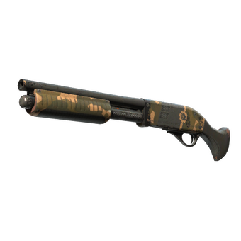 StatTrak™ Sawed-Off | Black Sand (Battle-Scarred) CS2 skin