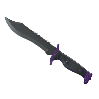 ★ Bowie Knife | Ultraviolet (Well-Worn) CS2 skin