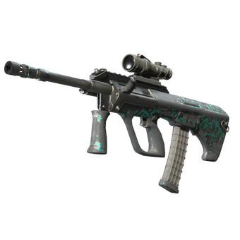 StatTrak™ AUG | Ricochet (Battle-Scarred) CS2 skin