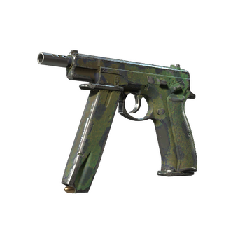 CZ75-Auto | Jungle Dashed (Well-Worn) CS2 skin