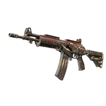 StatTrak™ Galil AR | Crimson Tsunami (Battle-Scarred) CS2 skin