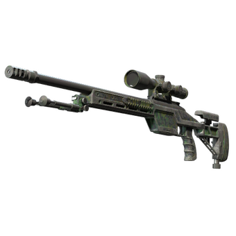 SSG 08 | Jungle Dashed (Battle-Scarred) CS2 skin