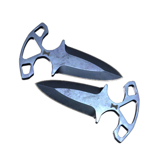 ★ Shadow Daggers | Blue Steel (Battle-Scarred) CS2 skin