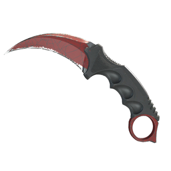 ★ Karambit | Crimson Web (Well-Worn) CS2 skin