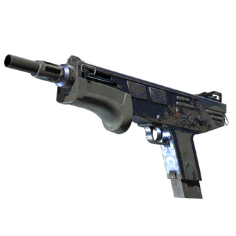 MAG-7 | Navy Sheen (Well-Worn) CS2 skin