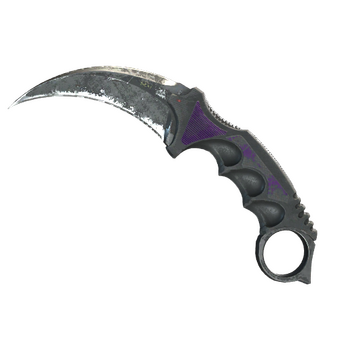 ★ Karambit | Ultraviolet (Battle-Scarred) CS2 skin