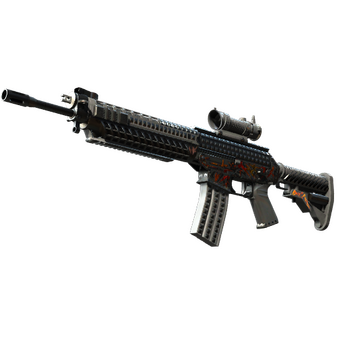 StatTrak™ SG 553 | Heavy Metal (Factory New) CS2 skin
