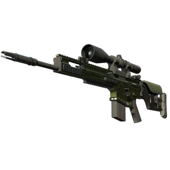 StatTrak™ SCAR-20 | Green Marine (Battle-Scarred) CS2 skin