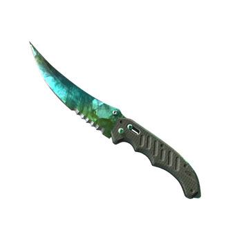 ★ StatTrak™ Flip Knife | Gamma Doppler Phase 4 (Factory New) CS2 skin