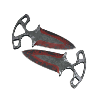 ★ Shadow Daggers | Crimson Web (Battle-Scarred) CS2 skin