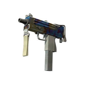 MAC-10 | Case Hardened (Well-Worn) CS2 skin