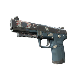 StatTrak™ Five-SeveN | Nightshade (Well-Worn) CS2 skin