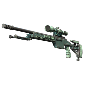 Souvenir SSG 08 | Blue Spruce (Battle-Scarred) CS2 skin