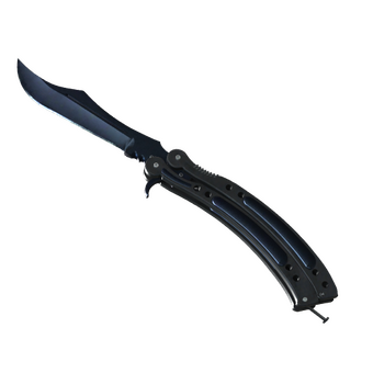 ★ Butterfly Knife | Blue Steel (Battle-Scarred) CS2 skin