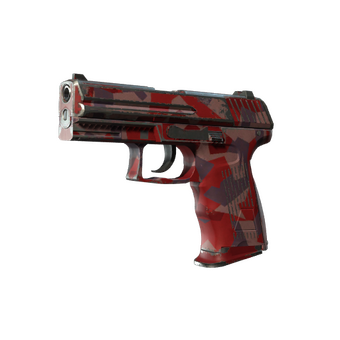 StatTrak™ P2000 | Red FragCam (Well-Worn) CS2 skin