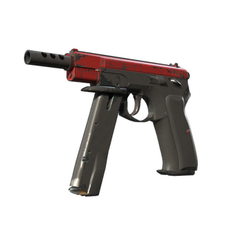 CZ75-Auto | Crimson Web (Well-Worn) CS2 skin