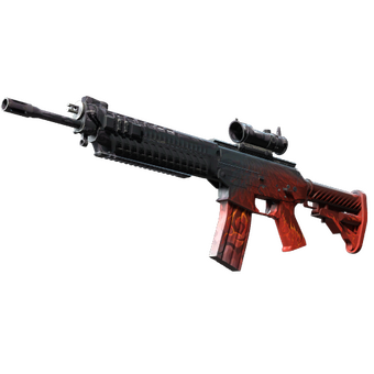 StatTrak™ SG 553 | Darkwing (Well-Worn) CS2 skin