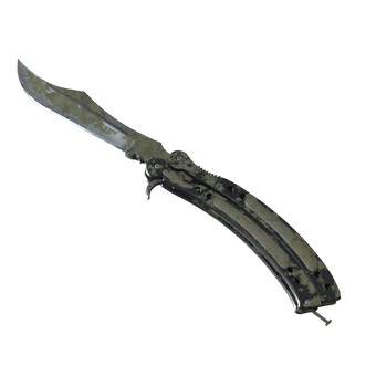 ★ Butterfly Knife | Safari Mesh (Battle-Scarred) CS2 skin