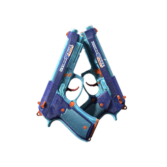 Dual Berettas | Hydro Strike (Well-Worn) CS2 skin