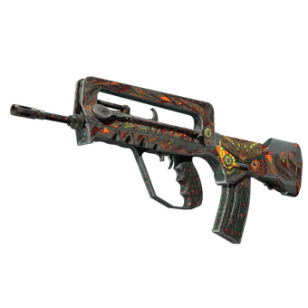 StatTrak™ FAMAS | Eye of Athena (Battle-Scarred) CS2 skin