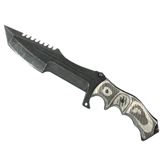 ★ StatTrak™ Huntsman Knife | Black Laminate (Field-Tested) CS2 skin