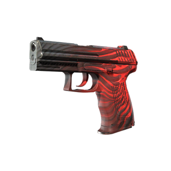 P2000 | Obsidian (Well-Worn) CS2 skin