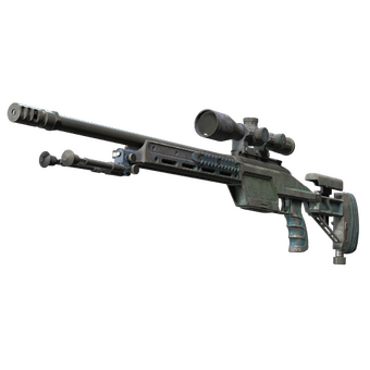 SSG 08 | Halftone Whorl (Battle-Scarred) CS2 skin