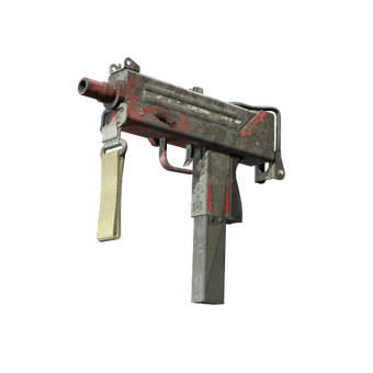 StatTrak™ MAC-10 | Tatter (Battle-Scarred) CS2 skin