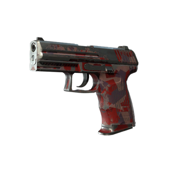 StatTrak™ P2000 | Red FragCam (Battle-Scarred) CS2 skin
