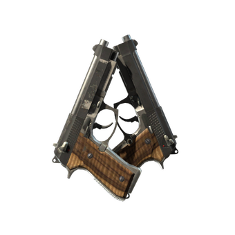 StatTrak™ Dual Berettas | Black Limba (Field-Tested) CS2 skin
