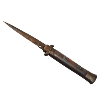 ★ StatTrak™ Stiletto Knife | Rust Coat (Battle-Scarred) CS2 skin